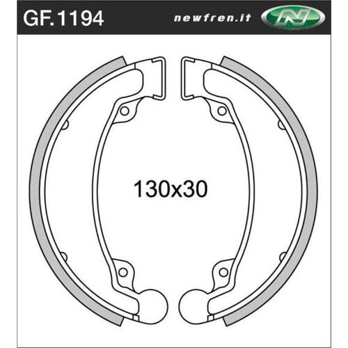 Rear Brake Pads for Honda CM250 Belt Drive 1982 to 1986