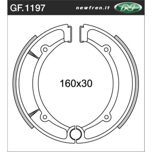 Rear Brake Pads for Yamaha XS250R 1983