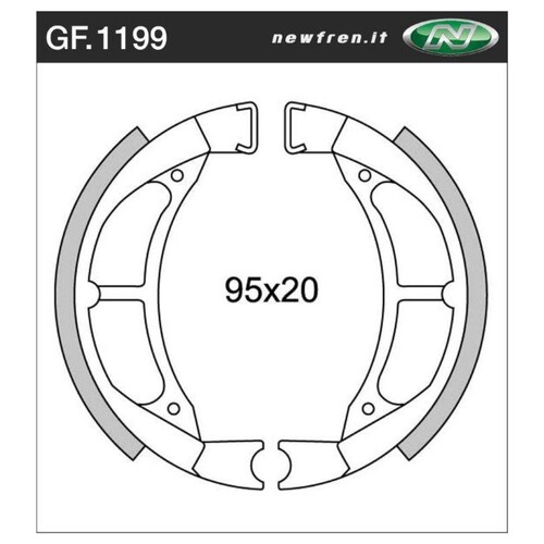 Rear Brake Pads for Yamaha YZ50 1980