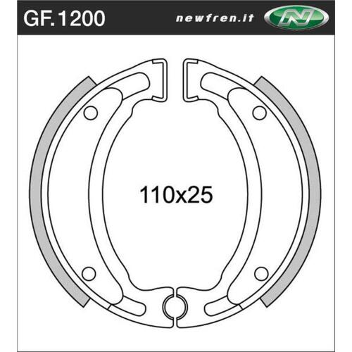 Rear Brake Pads for Yamaha RT100 1993 to 2001