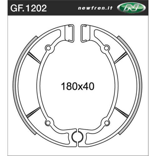 Rear Brake Pads for Yamaha XZ550 1981 to 1983
