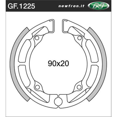 Rear Brake Pads for Suzuki LT50 1984 to 1988