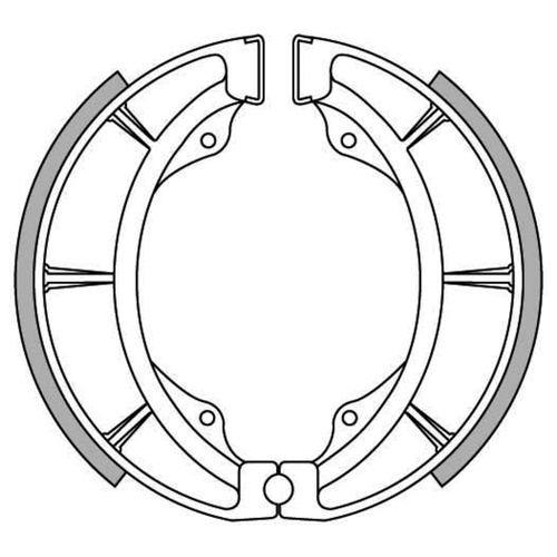 Rear Brake Pads for Suzuki RM250 1979 to 1980