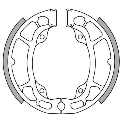 Rear Brake Pads for Kawasaki KX80 1979 to 1982