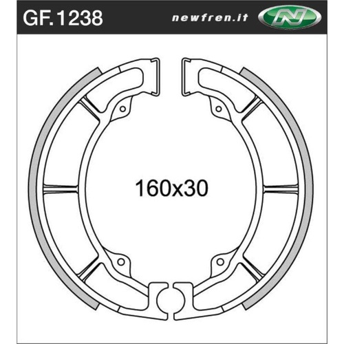 Newfren Front Brake Shoes Standard Line