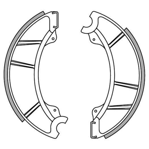 Front Brake Pads for Kawasaki Z250 Twin Spoked 1980 to 1982