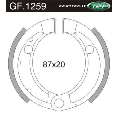 Front Brake Pads for Honda TRX70 1986 to 1987