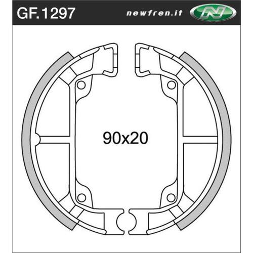 Rear Brake Pads for Suzuki AE50 1990 to 1998