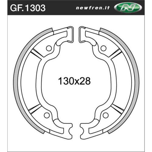 Rear Brake Pads for Yamaha DT175 1997 to 1999