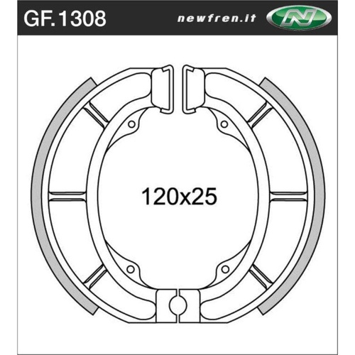 Newfren Rear Brake Shoes Standard Line