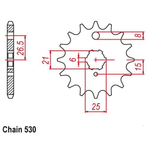 Front Sprocket 15T