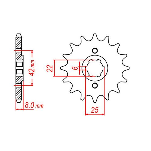 Front Sprocket 15T
