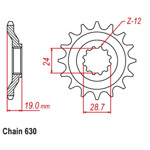 Front Sprocket 15T