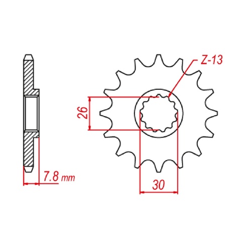 Front Sprocket 18T