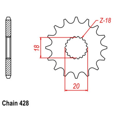 Front Sprocket 15T