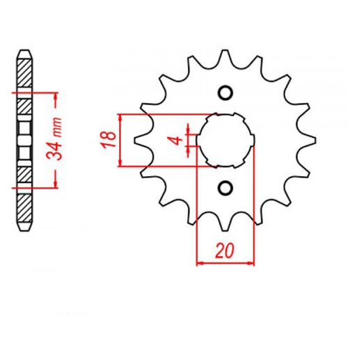 Front Sprocket 15T