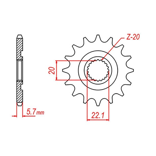 Front Sprocket 12T