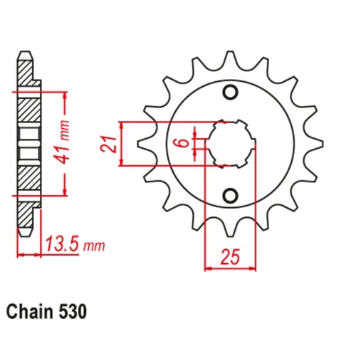 Standard Front Sprocket 15T