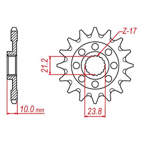Standard Gearing Front Sprocket 13T