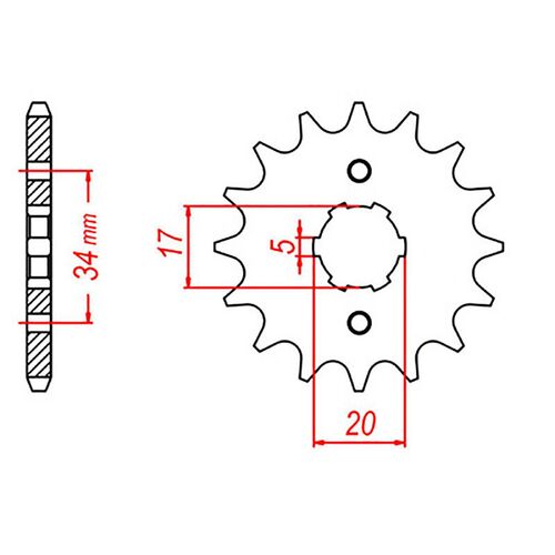 Standard Gearing Front Sprocket