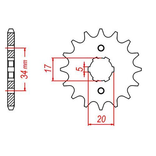 14T Supersprox Stealth Front Spkt (1263)