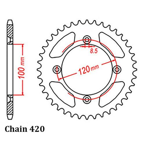 Rear Sprocket 50T