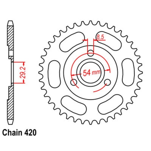Standard Rear Sprocket 37T