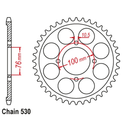 Rear Sprocket 46T
