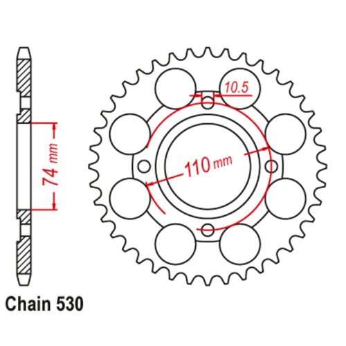 Standard Rear Sprocket 41T