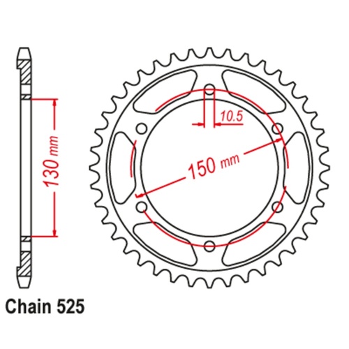 Standard Rear Sprocket 42T