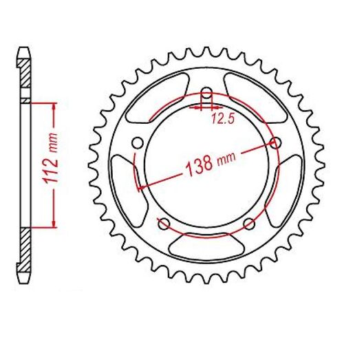Standard Gearing Rear Sprocket 41T