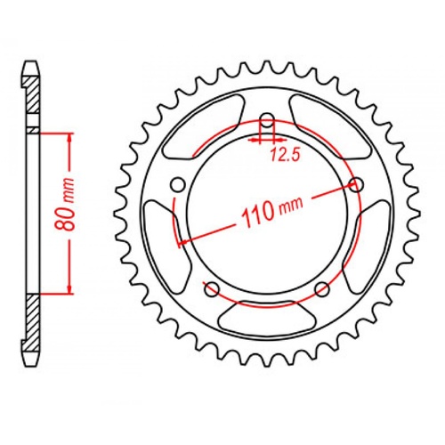 Optional Rear Sprocket 36T
