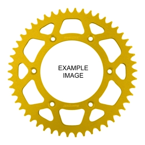 Gold Rear Sprocket Lightweight Alloy Alternate Pitch - Standard Gearing 42 Tooth Gold 520 PITCH