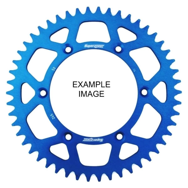 47T 520P Blue Supersprox Alloy Rear Sprocket for KTM 500 EXC-F 2012 to 2023