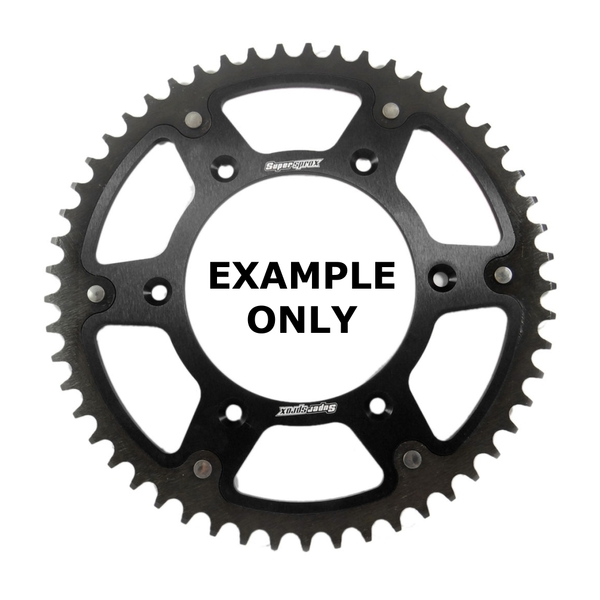 42T 520P Supersprox Black Rear Sprocket Stealth for Honda CBR600RR 2003 to 2022