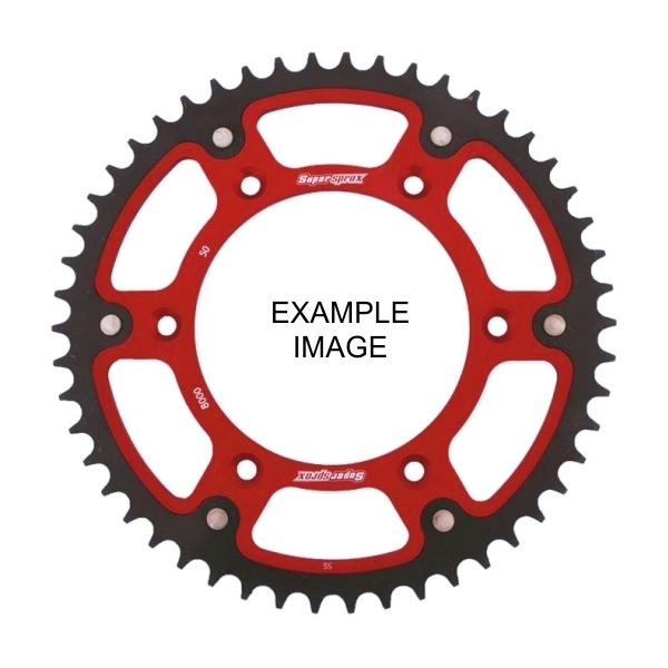 48T 520P Supersprox Red Rear Sprocket Stealth for Husqvarna TE310 2009 to 2012