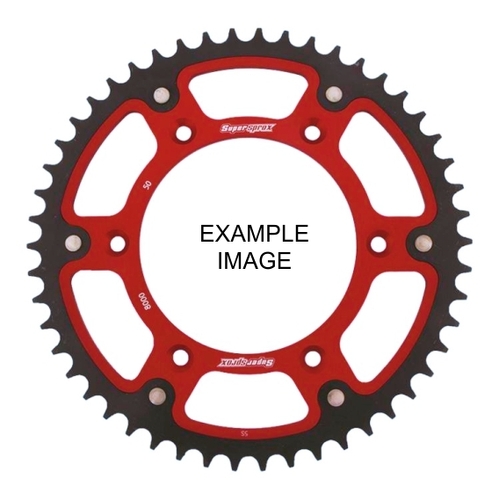 46T Stealth Supersprox Honda Rear Spkt (210) - Red