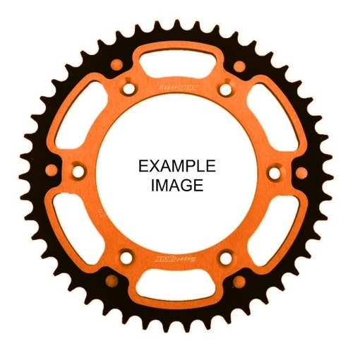 Orange Rear Sprocket Stealth Composite High Performance - Standard Gearing 49