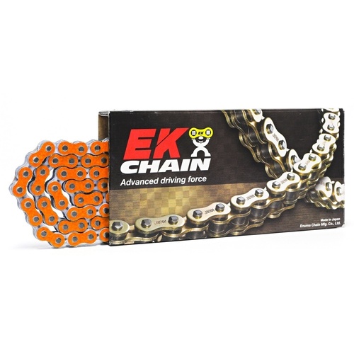 EK 520 QX-Ring Orange Chain 120L for Kawasaki BR250 1986 to 1988