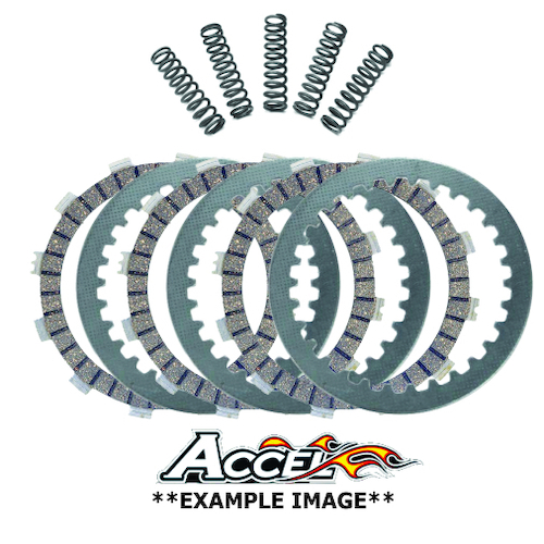 Fibres Steels Springs Clutch Kit for Kawasaki KX250 2T 1987-1989 KX500 1989-04
