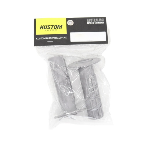 Kustom Hardware Racing Grips MX2 - Grey
