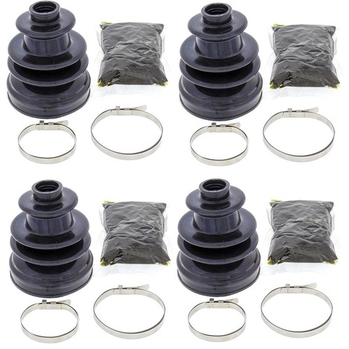Four ATV CV Boots Rear Axle Inner Outer