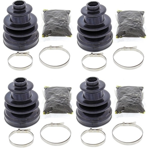 CV Boots Rear Axle | Inner + Outer | Four for Yamaha 450 Rhino 2006 to 2009