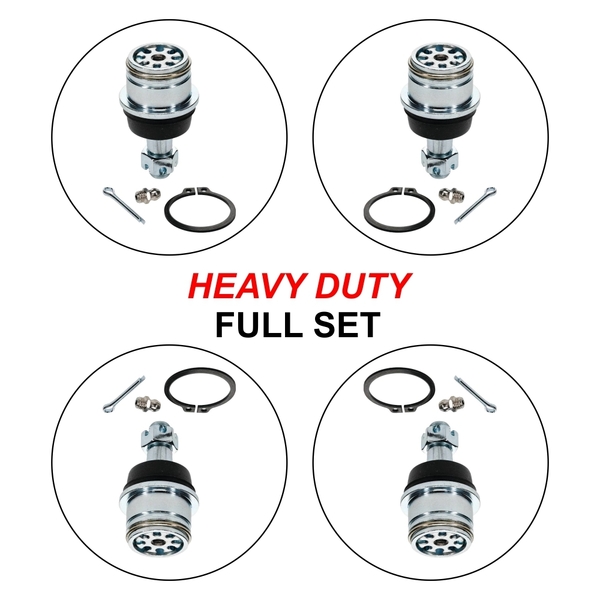 Heavy Duty Upper Lower Ball Joint Kit for SUZUKI LT-Z250 QUADSPORT 2004 to 2009