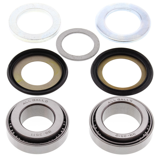 Steering Stem Head Bearing + Seals Kit for Honda GL1000L 1976