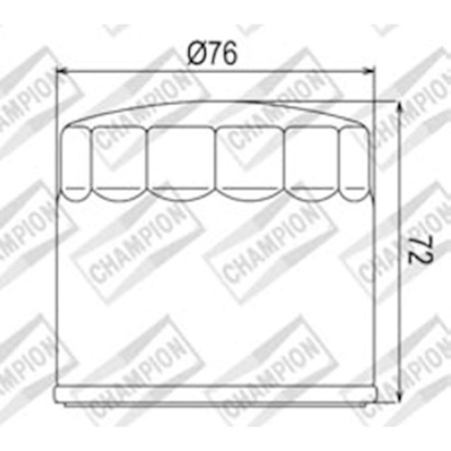 Champion Oil Filter  for DUCATI 851 SP 1988