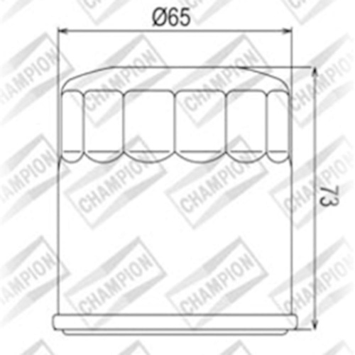 Champion Oil Filter  for Kawasaki VN800 (VULCAN CLASSIC) 1996-2006