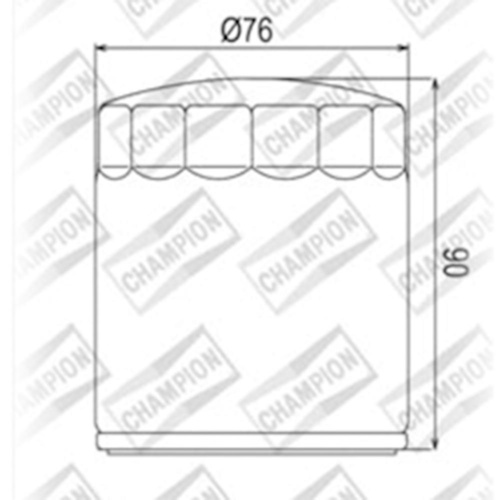 Champion Oil Filter for MOTO GUZZI 1100 CALIFORNIA ALUMINIUM 2003-2004