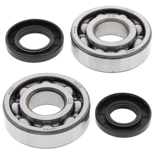 All Balls 24-1009 for Kawasaki KX250 KX 250 1980-1986 Crankshaft Main Bearings MX