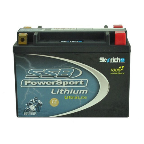 SSB Ultralight Lithium Battery for Yamaha YFM400F Big Bear 4WD 2000 to 2006